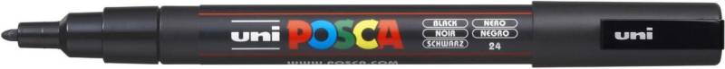 uni-ball POSCA PC-3M Acrylstift 0.9 - 1.3 mm Schwarz von UNI-BALL