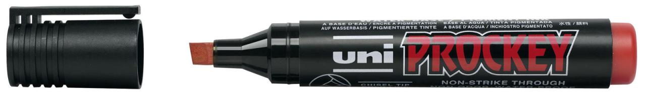 uni-ball Flipchart-Marker Prockey 4.0 - 12.0 mm Rot von UNI-BALL