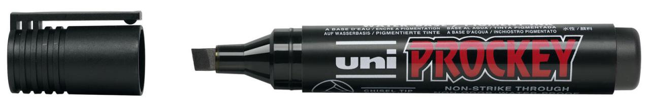uni-ball Flipchart-Marker Prockey 4.0 - 12.0 mm Schwarz von UNI-BALL