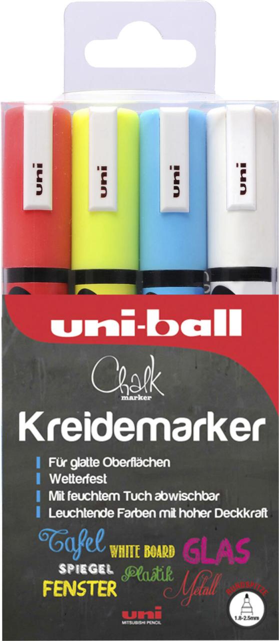 uni-ball Kreidemarker 1.0 - 2.0 mm Mehrfarbig von UNI-BALL