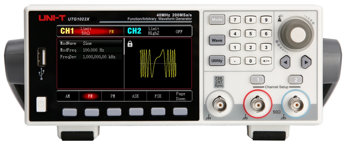 UNI-T Funktionsgenerator UTG1022X, 2 Kanal, 20 MHz UNI-T Funktionsgenerator UTG1022X, 2 Kanal, 20 MHz von UNI-T