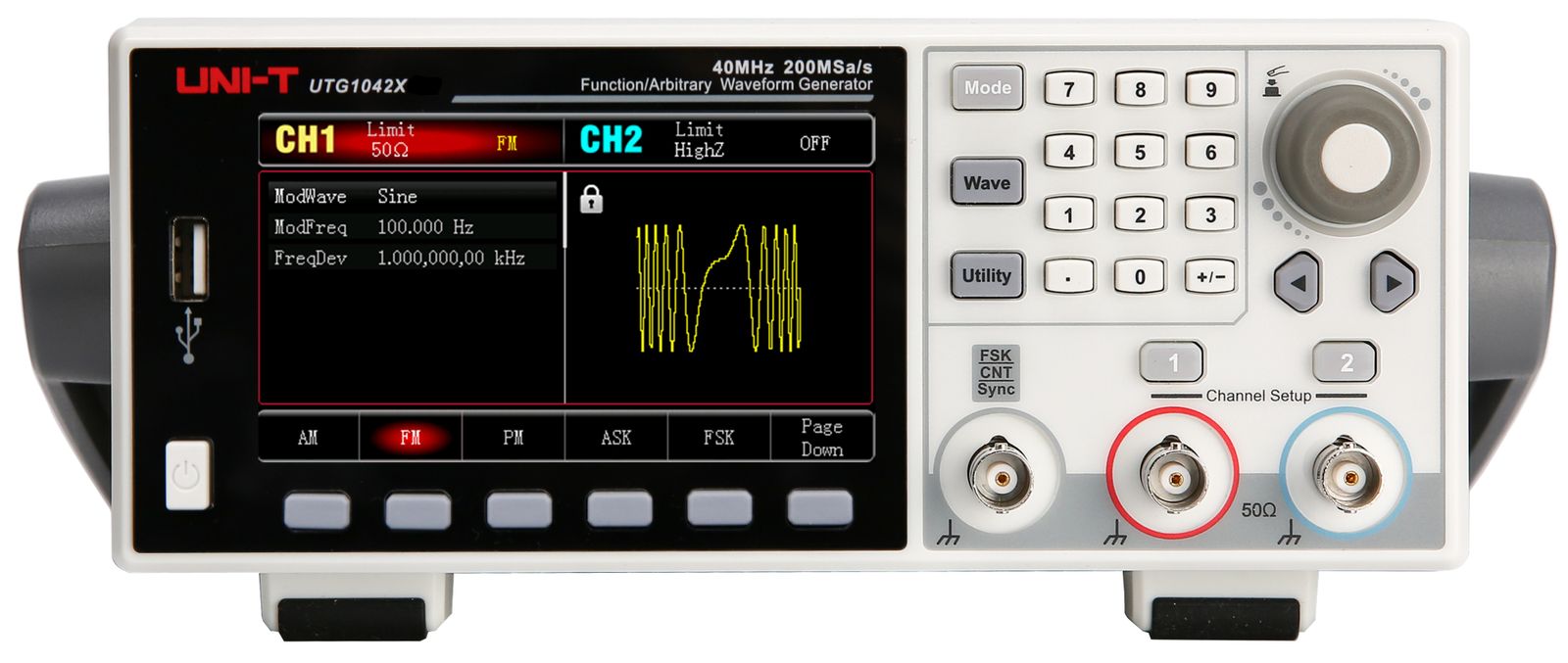 UNI-T Funktionsgenerator UTG1042X, 2 Kanal, 40 MHz von UNI-T