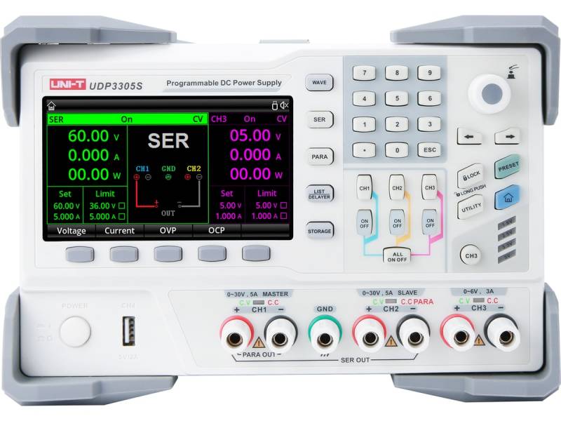 UNI-T Labornetzgerät, UDP3305S, 4 Kanal, programmierbar, 328 W von UNI-T