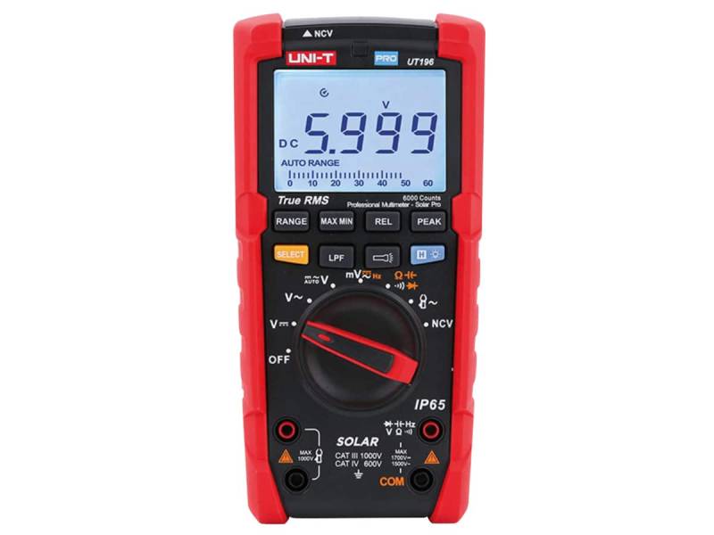 UNI-T True RMS Solar-Multimeter UT196 von UNI-T