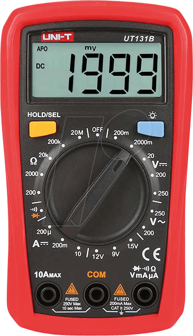 UT 131B - Multimeter, digital, 2000 Counts, Palm size von UNI-TREND