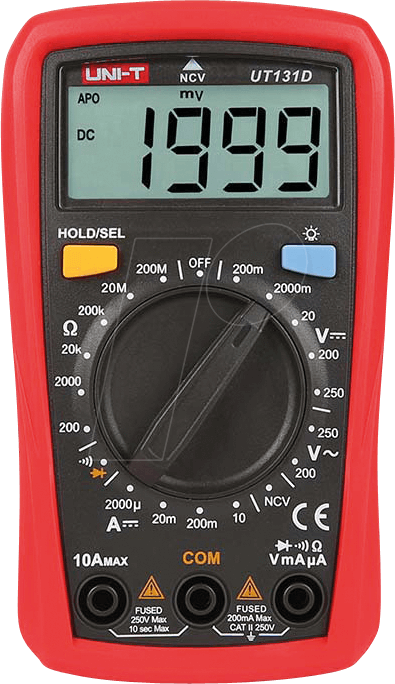 UT 131D - Multimeter, digital, 2000 Counts, Palm size von UNI-TREND