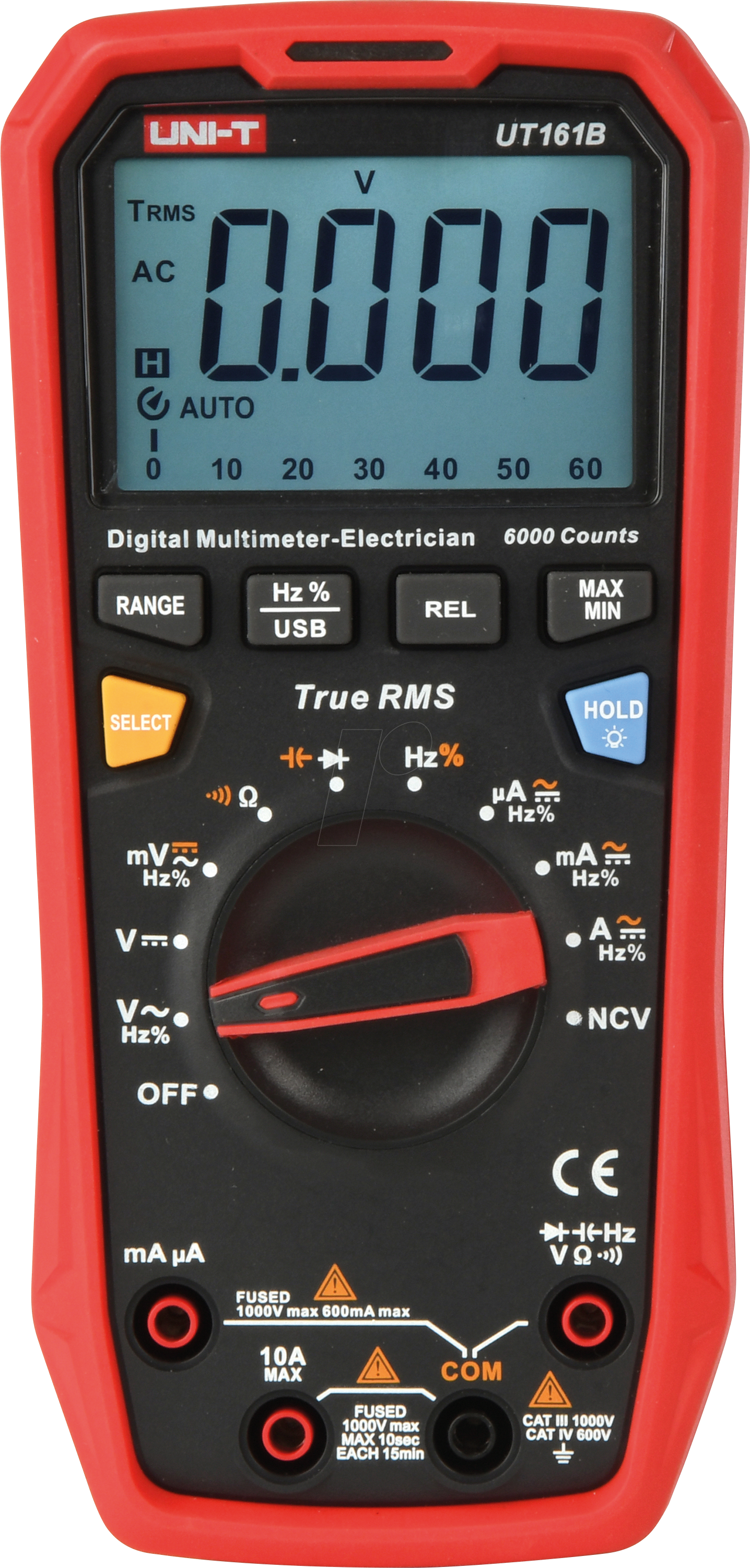 UT 161B - Multimeter, digital, 6000 Counts, USB UT 161B - Multimeter, digital, 6000 Counts, USB von UNI-TREND