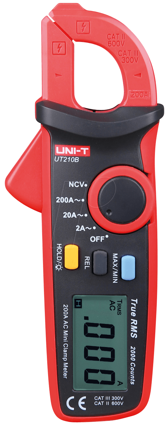UT 210B - Stromzange, digital, AC, bis 200 A von UNI-TREND