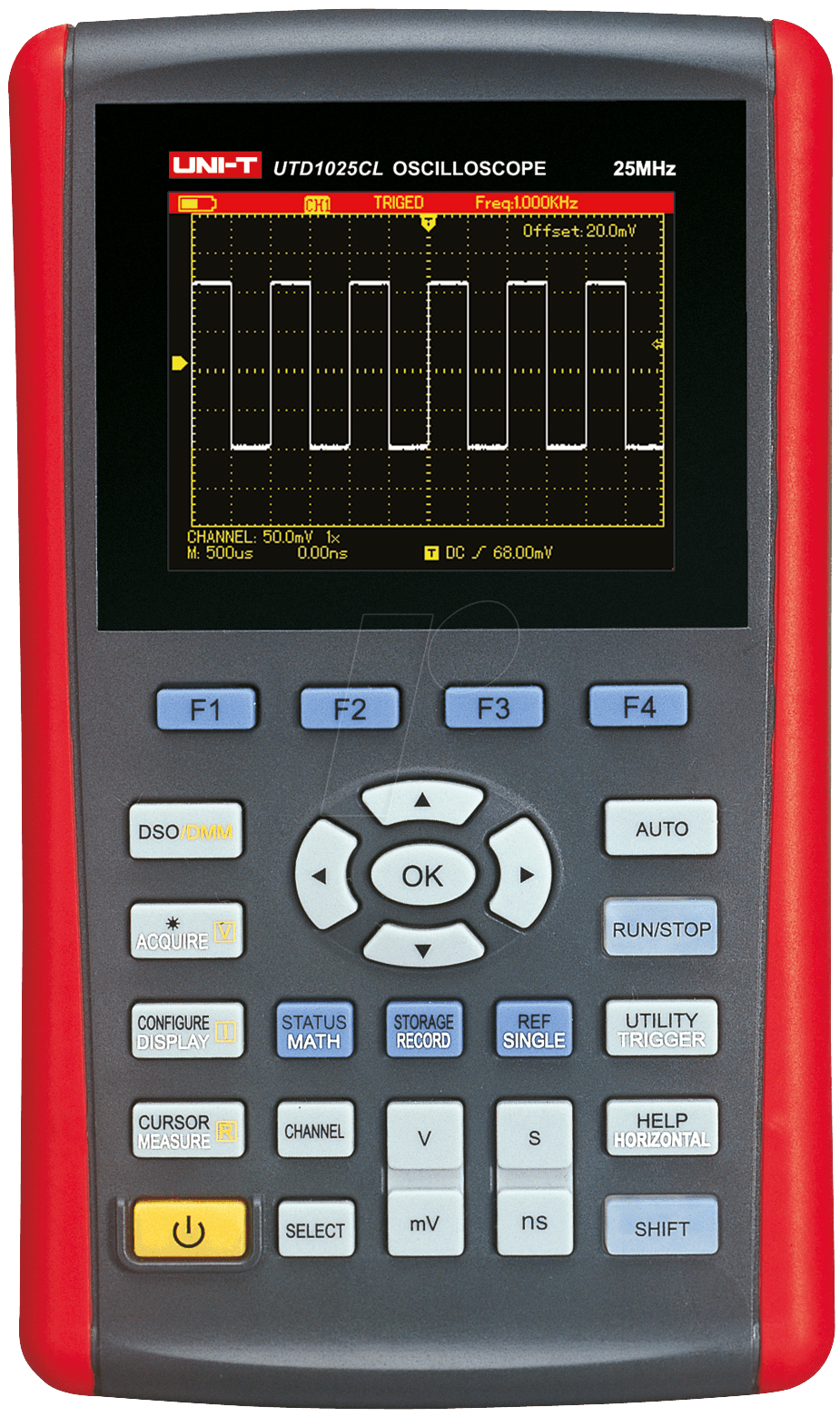 UTD 1025 CL - Handheld-Oszilloskop, 25 MHz, 1 Kanal, Multimeter von UNI-TREND