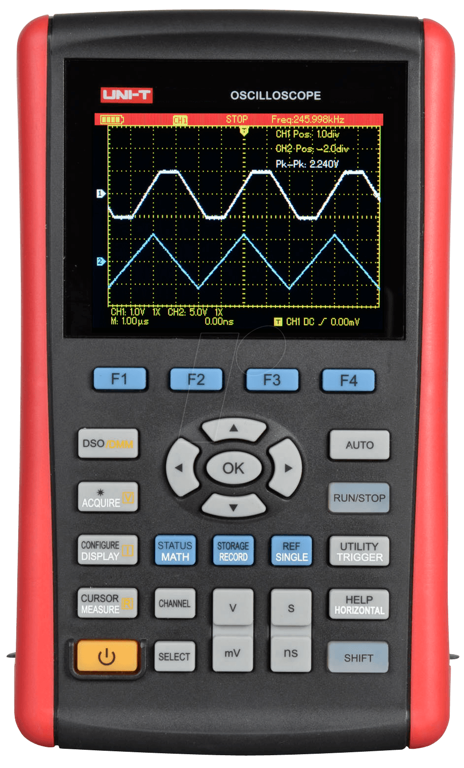 UTD 1025 DL - Handheld-Oszilloskop, 25 MHz, 2 Kanäle von UNI-TREND