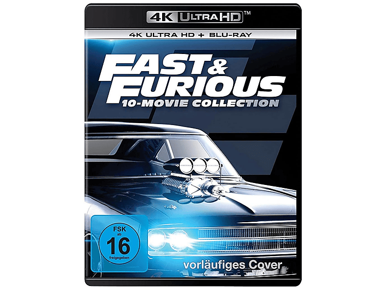 Fast & Furious - 10-Movie-Collection 4K Ultra HD Blu-ray von UNI
