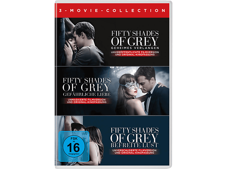 Fifty Shades of Grey - 3-Movie Collection DVD von UNI