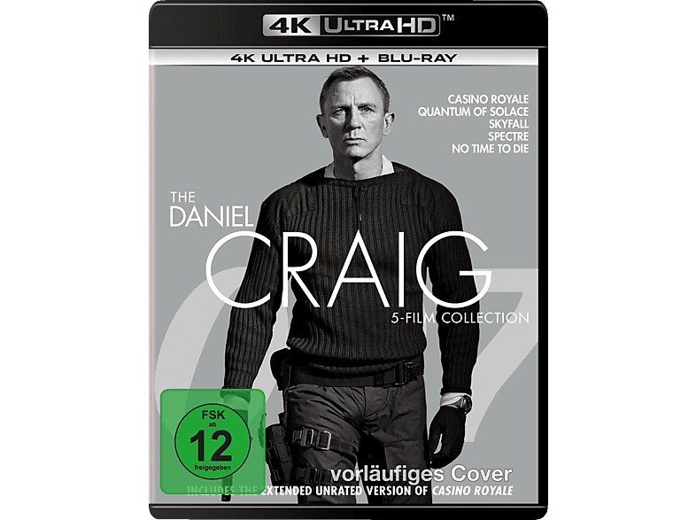 The Daniel Craig 5-Movie-Collection (James Bond) 4K Ultra HD Blu-ray + von UNI
