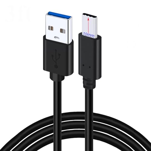 2M USB C Kabel (Langer STECKER 10mm) für BlackView BL6000 Pro, BV5100 BV5900 BV6100 BV6300 BV6600 BV6800 Pro BV6900 BV9500 Plus BV9700 BV9800 BV9900 Pro Ladekabel USB C Type C auf USB A 3.0 Datenkabel von UNIDOPRO
