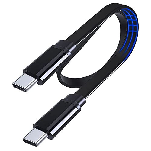 UNIDOPRO Flach USB C Kabel 60W PD 3.0 Typ C Ladekabel für MacBook Air,iPad Pro,iPad Air 5,iPad Mini 6,iPhone 15| Galaxy S23 S22 S21 S20 FE Note 20 Ultra A13 A33 A52s A53 | Redmi Note 12| Pixel 7 6 Pro von UNIDOPRO