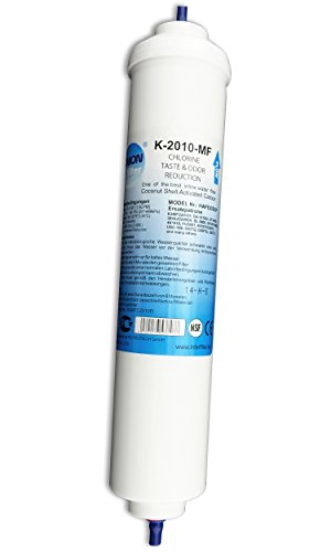 Wasserfilter für Side by Side Kühlschrank Samsung LG AEG Haier Externer Kühlschrankfilter Aktivkohle Filter Wasserfilter für Side by Side Kühlschrank Samsung LG AEG Haier Externer Kühlschrankfilter Aktivkohle Filter von UNIONfilter