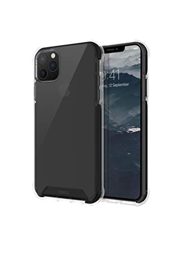 UNIQ Hülle Combat für iPhone 11 Pro Max, schwarz, durchsichtig von UNIQ