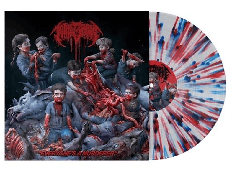 To The Grave - Everyone's A Murderer (Blood/White/Blue Splatter) (Vinyl) von UNIQUE LEA