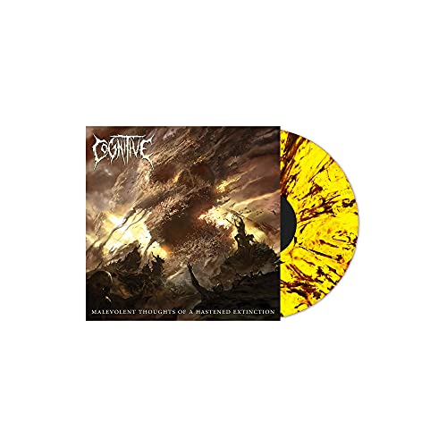 Malevolent Thoughts of a Hastened Extinction - Canary Yellow/Black Tiger Vinyl [Vinyl LP] von UNIQUE LEADER