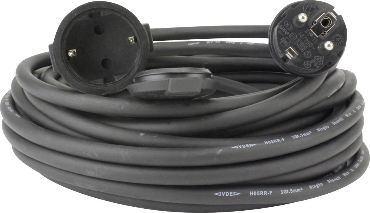 UNITEC Verlängerungskabel Außen 10 Meter H05RR-F3G1,5, Verlängerungskabel UNITEC Verlängerungskabel Außen 10 Meter H05RR-F3G1,5, Verlängerungskabel von UNITEC