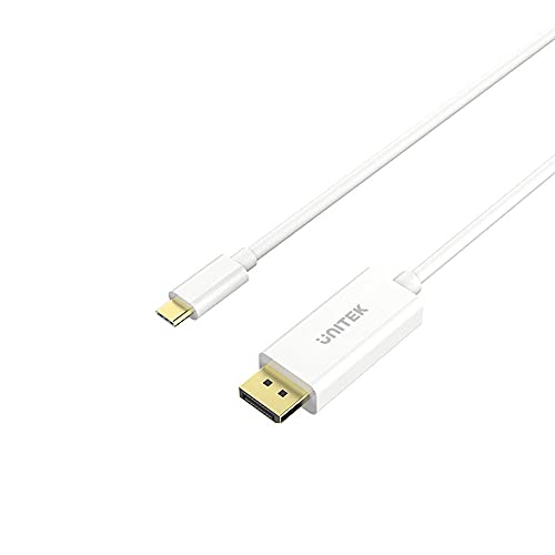 UNITEK V400A USB3.1 Typ-C-zu-Displayport-Kabel 4K 1, 8m Weiß UNITEK V400A USB3.1 Typ-C-zu-Displayport-Kabel 4K 1, 8m Weiß von UNITEK
