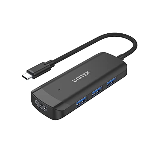 Unitek H1110B Active hub USB-C 3 X USB-A 3.1 HDMI 4K30HZ von UNITEK