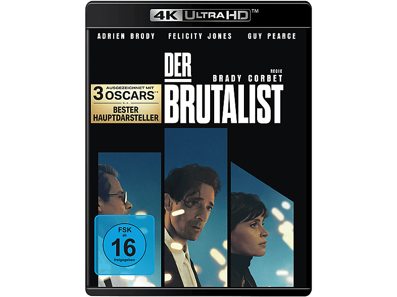 Der Brutalist 4K Ultra HD Blu-ray Der Brutalist 4K Ultra HD Blu-ray von UNIVERSAL PICTURES