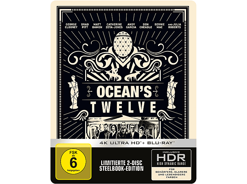 Ocean's Twelve (SteelBook®) 4K Ultra HD Blu-ray + von UNIVERSAL PICTURES