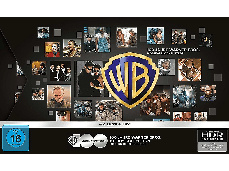 WB 100th Anniversary Modern Blockbusters 10-Film-Collection - Exklusive Editon 4K Ultra HD Blu-ray WB 100th Anniversary Modern Blockbusters 10-Film-Collection - Exklusive Editon 4K Ultra HD Blu-ray von UNIVERSAL PICTURES