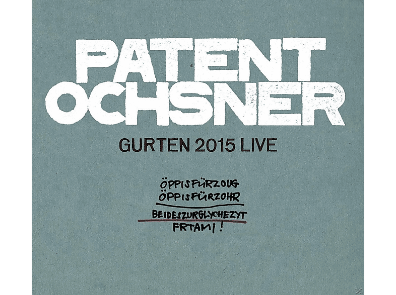Patent Ochsner - GURTEN 2015 LIVE (DVD) von UNIVERSAL