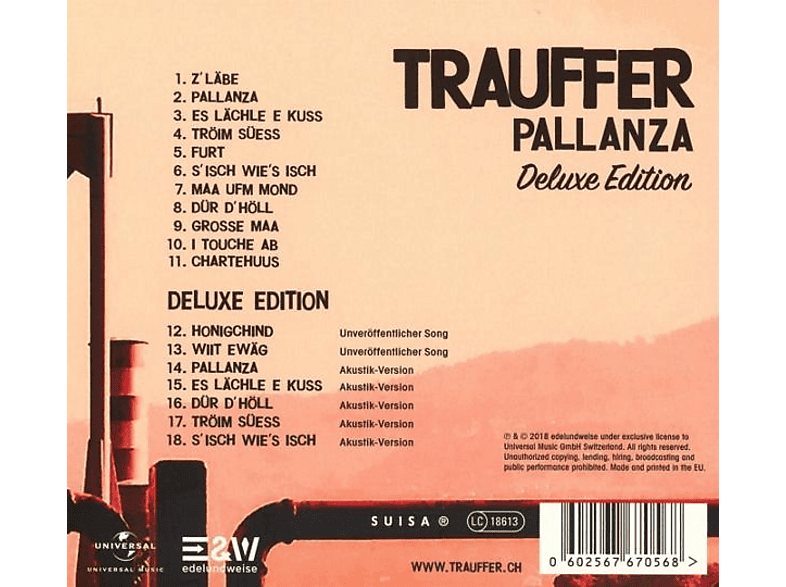 Trauffer - PALLANZA (DELUXE) (CD) von UNIVERSAL