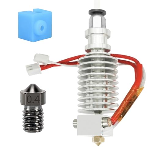 UNIXYZ Upgraded All Metal i3 Mega Hotend für ANYCUBIC i3 MEGA, i3 Mega X, Mega S, Mega Pro V5 J-Head Hot End mit extra 0,4mm gehärtetem Stahl Düse von UNIXYZ