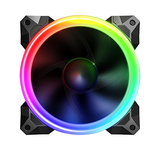 Sahara Pirate Turbo RGB-echter Lüfter, 12 cm. Nur kompatibel mit Sahara RGB-Lüftersteuerung. 55 Verschiedene Farbeinstellungen. von UNKNOWN