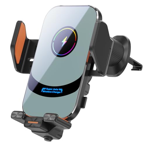 Handyhalterung Auto Mit Ladefunktion 15W Superschnell Wireless Charger Auto Automatische Klemmung Kfz Ladegerät für iPhone 16 15 14 13 12 11 Handyhalterung Auto Mit Ladefunktion 15W Superschnell Wireless Charger Auto Automatische Klemmung Kfz Ladegerät für iPhone 16 15 14 13 12 11 von UNNESTAR