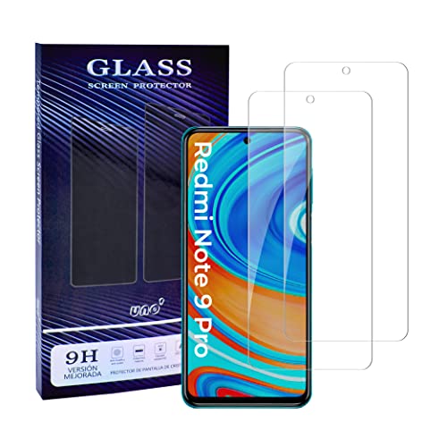 UNO'UNO MAS UNO VENTAS UNO' 2er-Pack Displayschutz aus gehärtetem Glas, kompatibel mit Redmi Note 9S/Note 9 Pro/Note 9 Pro MAX, ultrabeständiges gehärtetes Glas ohne Blasen, 9H, kratzfest. UNO'UNO MAS UNO VENTAS UNO' 2er-Pack Displayschutz aus gehärtetem Glas, kompatibel mit Redmi Note 9S/Note 9 Pro/Note 9 Pro MAX, ultrabeständiges gehärtetes Glas ohne Blasen, 9H, kratzfest. von UNO'UNO MAS UNO VENTAS