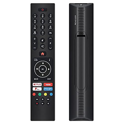 RC43137P Ersatz-Fernbedienung für JVC Vestel Hitachi Bush Blaupunkt Technika Polaroid Finlux Digihome LED LCD Fernseher und Smart-TV mit Prime Video Netflix Youtube Freeview UNOCAR Button RC43137P Ersatz-Fernbedienung für JVC Vestel Hitachi Bush Blaupunkt Technika Polaroid Finlux Digihome LED LCD Fernseher und Smart-TV mit Prime Video Netflix Youtube Freeview UNOCAR Button von UNOCAR