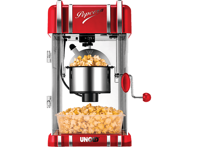 UNOLD Retro 48535 Popcornmaker Rot/Chrom von UNOLD