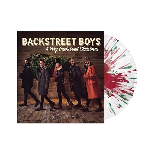 A Very Backstreet Christmas Exclusive Limited Clear/Red/White & Green Heavy Splatter Color Vinyl LP von UO Excl