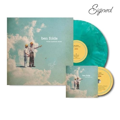 Ben Folds - What Matters Most Exclusive Signed Edition Green Marble Color Vinyl LP von UO Exclusive