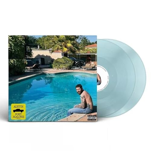 Post Malone - Austin Exclusive Limited Edition Baby Blue Color Vinyl LP Record von UO Exclusive