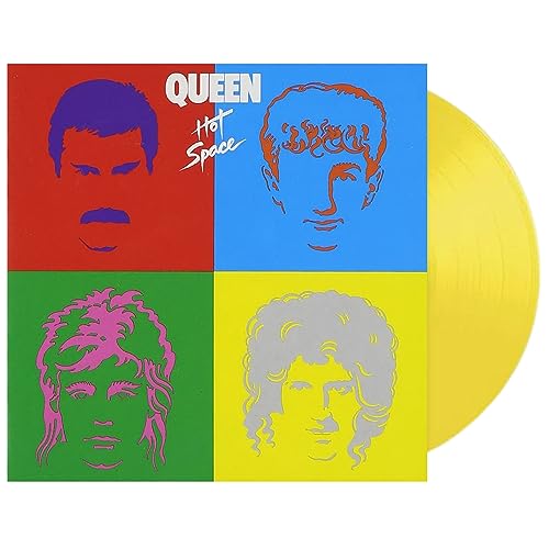 Queen - Hot Space Exclusive Limited Rock Yellow Colored Vinyl LP von UO Exclusive