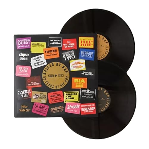 Raised By Rap 50 Years of Hip Hop Exclusive Black Ice Color Vinyl 2x LP Limited Edition #5000 Copies von UO Exclusive