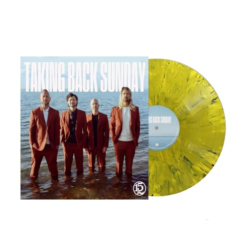 Taking Back Sunday 152 Exclusive Limited Edition Opaque Yellow Black Mix Color Vinyl LP von UO Exclusive