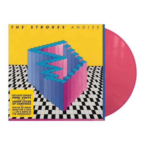 The Strokes - Angles Exclusive Opaque Pink Color Vinyl LP Limited Edition #3000 Copies von UO Exclusive