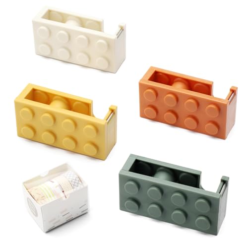 4 Stück Klebebandabroller, Abroller klebeband, Kinder Klebeband Tischabroller, Klebestreifen abroller, Tesafilm abroller, Tesa abroller Zum Schnellen Schneiden Von Klebeband,Büro, Schule, Blumenläden 4 Stück Klebebandabroller, Abroller klebeband, Kinder Klebeband Tischabroller, Klebestreifen abroller, Tesafilm abroller, Tesa abroller Zum Schnellen Schneiden Von Klebeband,Büro, Schule, Blumenläden von UOCAI