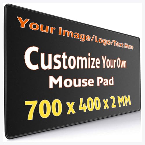 Individuelles Bild Mauspad, personalisiertes Logo Druck Gummi-Mauspad mit Ihrem Bild & Text, Büromaterial 70x40cm Individuelles Bild Mauspad, personalisiertes Logo Druck Gummi-Mauspad mit Ihrem Bild & Text, Büromaterial 70x40cm von UOKIIYUA