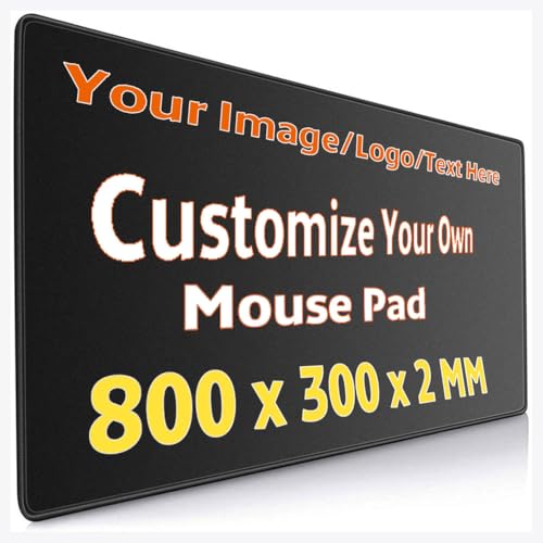 Individuelles Bild Mauspad, personalisiertes Logo Druck Gummi-Mauspad mit Ihrem Bild & Text, Büromaterial 80x30cm Individuelles Bild Mauspad, personalisiertes Logo Druck Gummi-Mauspad mit Ihrem Bild & Text, Büromaterial 80x30cm von UOKIIYUA