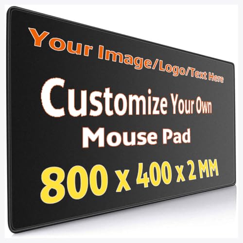 Individuelles Bild Mauspad, personalisiertes Logo Druck Gummimauspad mit Ihrem Bild & Text, Bürobedarf 80x40cm Individuelles Bild Mauspad, personalisiertes Logo Druck Gummimauspad mit Ihrem Bild & Text, Bürobedarf 80x40cm von UOKIIYUA