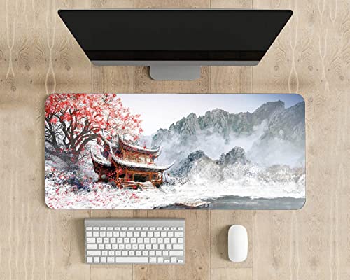 UOKIIYUA Personalisierte Anime Gaming-Schreibtischunterlage, extra großes professionelles Mauspad, rutschfeste, genähte Kanten, Computer-Mausunterlage 30x60cm von UOKIIYUA