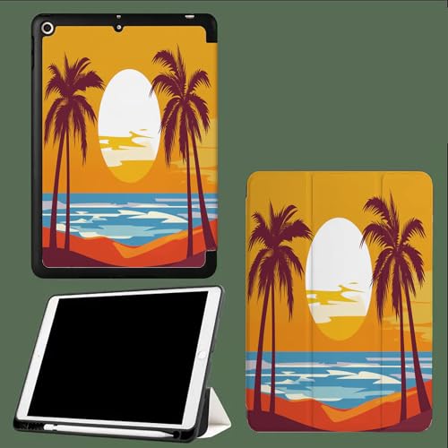 Hülle für iPad Pro 11, Hülle mit Stifthalter für iPad Pro 11 2022/2021/2020, Auto Sleep/Wake, Smart Folio Stand Case Pflanzen Sonnenuntergang Anime Palmen Hülle für iPad Pro 11, Hülle mit Stifthalter für iPad Pro 11 2022/2021/2020, Auto Sleep/Wake, Smart Folio Stand Case Pflanzen Sonnenuntergang Anime Palmen von UOMSKTY